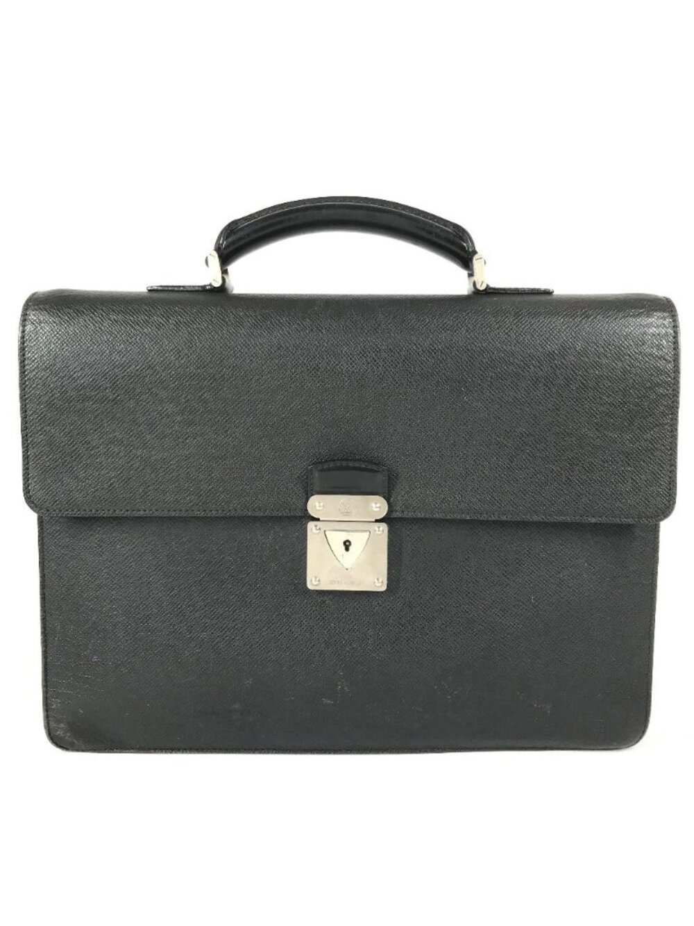 Louis Vuitton Business Bag Robusto 1 Taiga Leather Ardoise Black